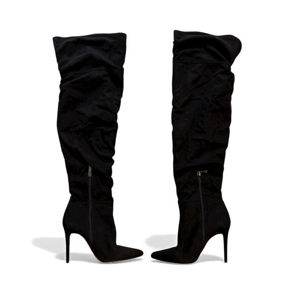 Jessica Simpson Women's Black Over The Knee Stiletto Boots Size 7.5 - Picture 2 of 10
